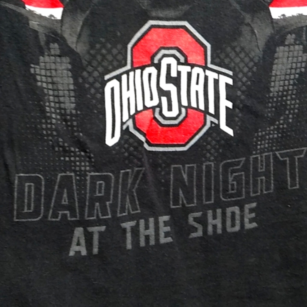 (C-67) SALE! HTF! Ohio State Dark Night At The Shoe Shirt No Size Tags - Picture 3 of 5